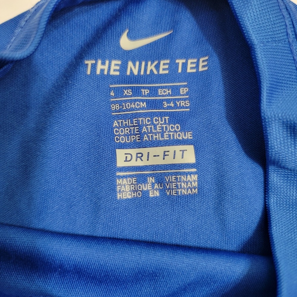 Nike Boys Graphic T-shirt Long Sleeve & Short Sleeves Lot Of 2 Bundle Size 4 5-6 - Picture 4 of 10